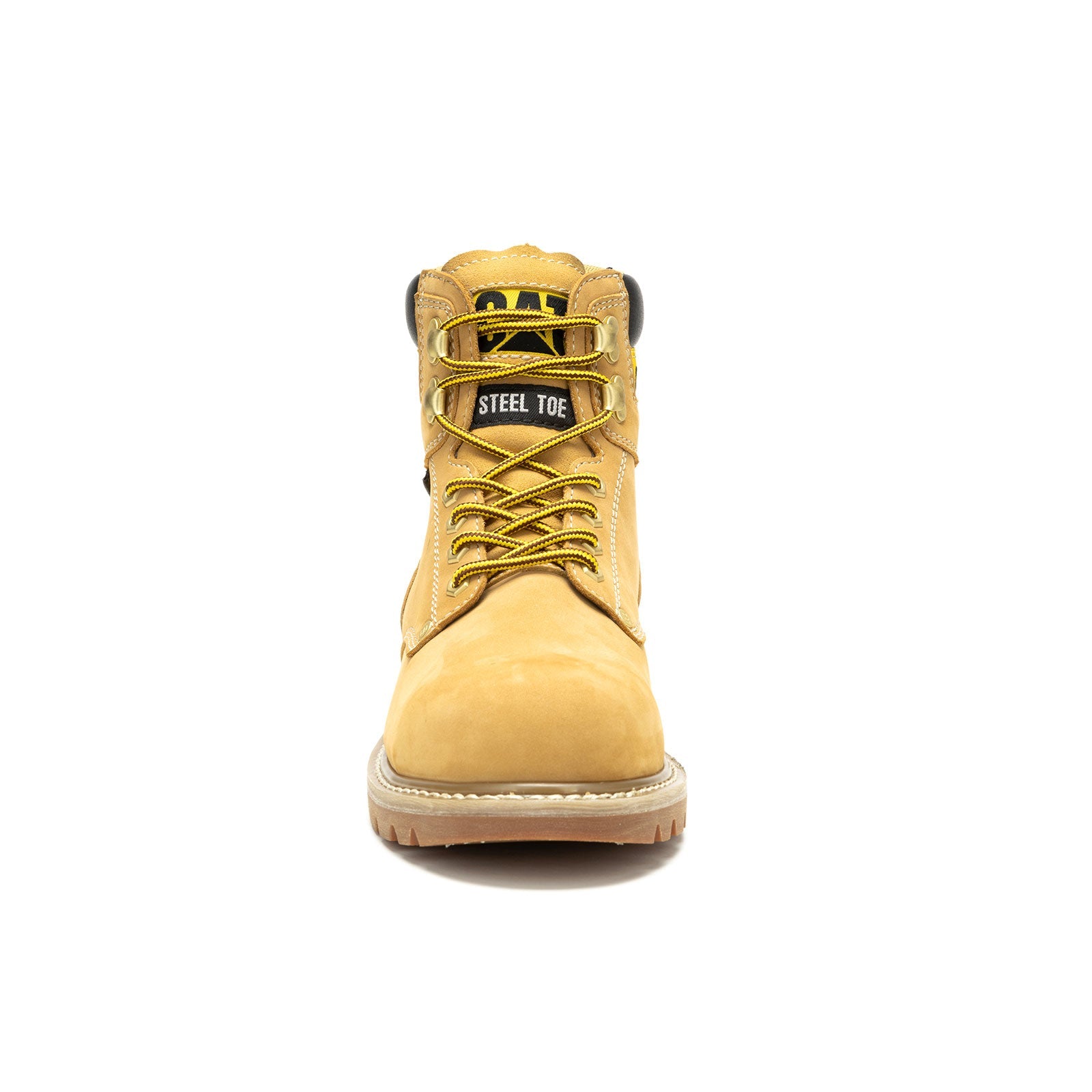 Men's Honey Brown Steel Toe Waterproof Work Boots - OSHA Compliant Safety Shoes for Construction, Warehouse & Outdoor Jobs