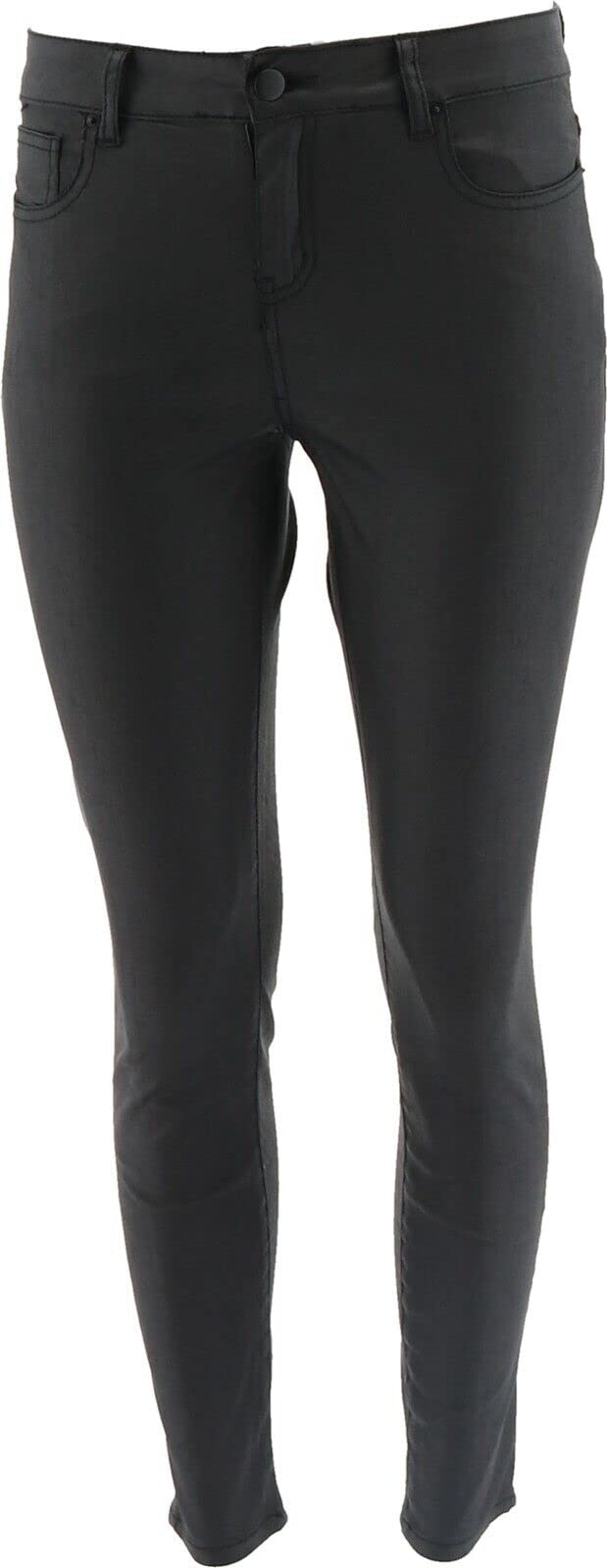 Simply Styled Women's Waxed Jeans - High Waist Skinny Denim Pants in Windsor Wine Color (Size 6) | Perfect for Casual Outfits, Date Nights & Fall Fashion