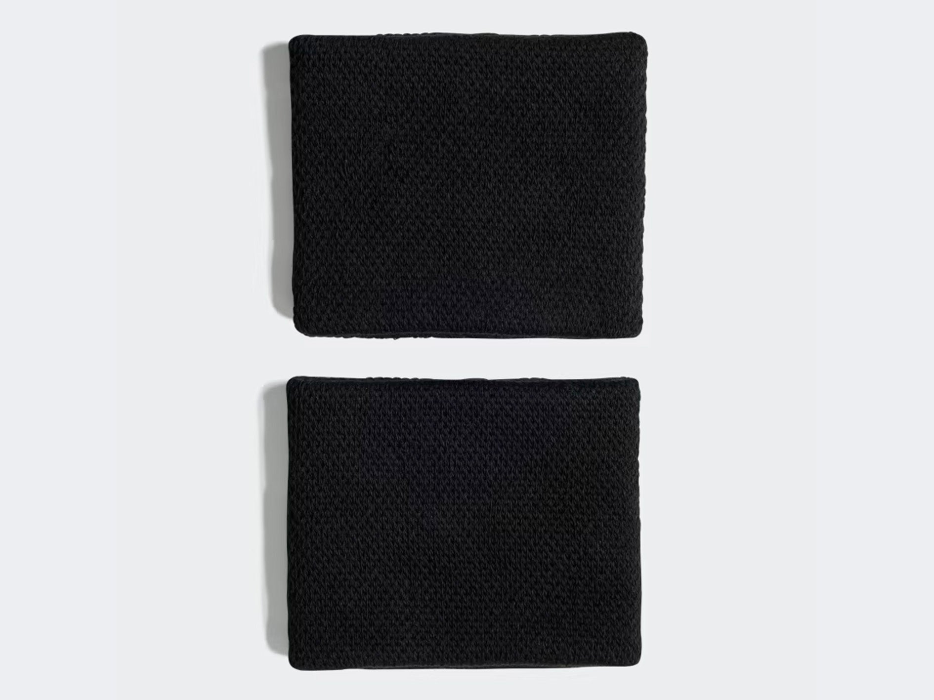 Adidas Tennis Wristbands for Men & Women - Breathable Sweat Absorbent OSFM Wrist Bands for Sports, Workouts & Gym - Black (IC3567)