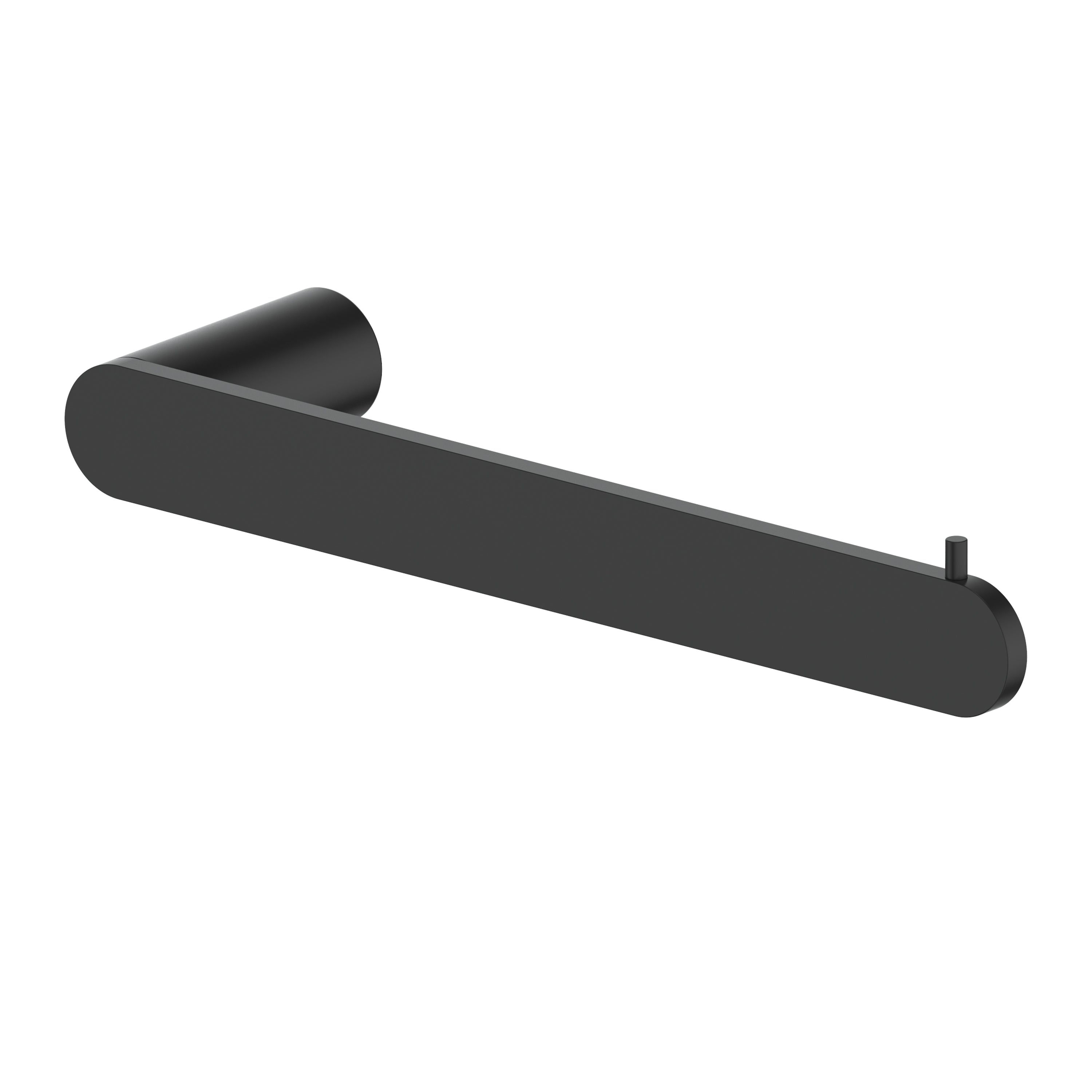 ZLINE Crystal Bay Matte Black Towel Holder - Premium Bathroom Accessory for Modern Homes (CBY HTH MB) | Perfect for Bathrooms, Kitchens & Spa Areas
