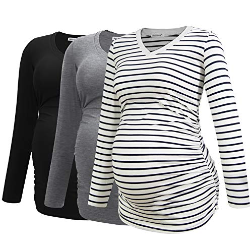 Black-light Grey-white Stripe(3 Pack)