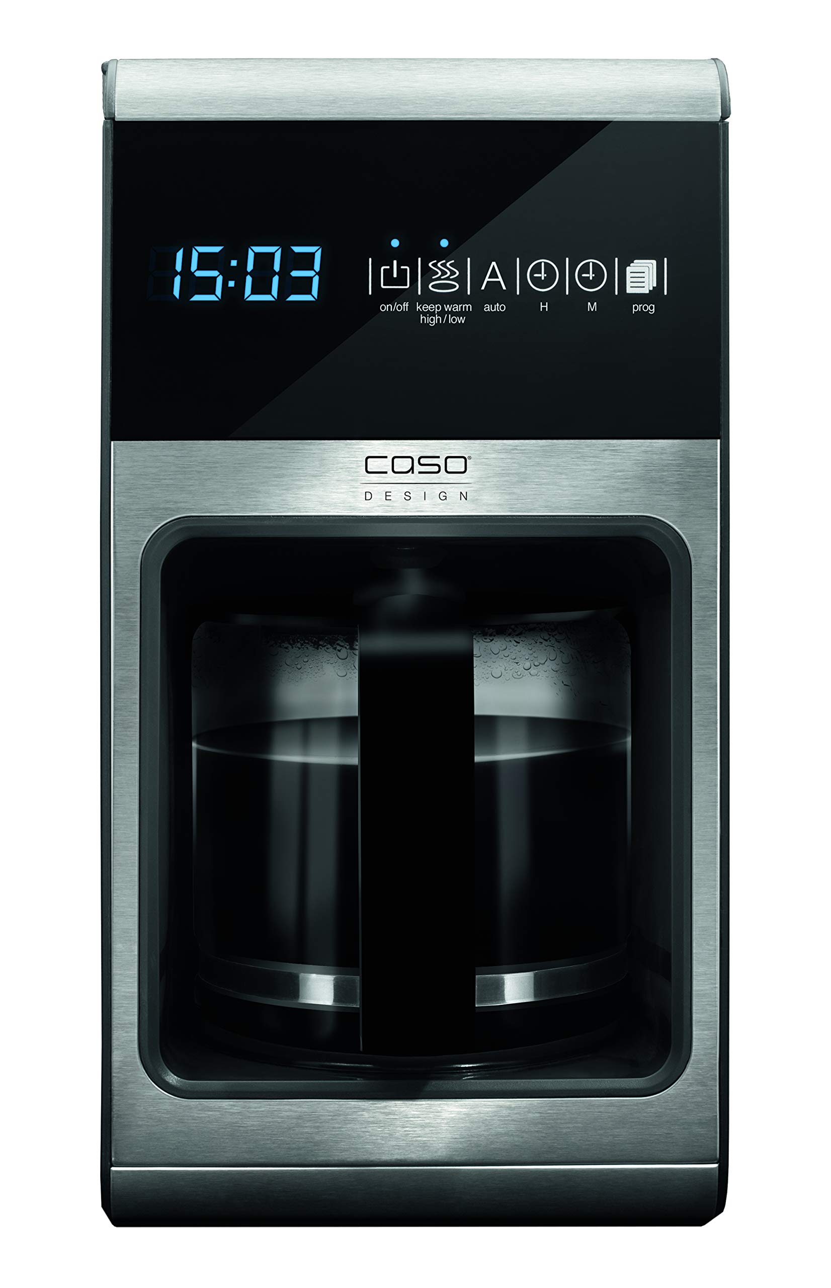 CASO Germany Premium Black Coffee Maker - Fast Brewing, Durable & Easy to Clean - Perfect for Home, Office & Gifts