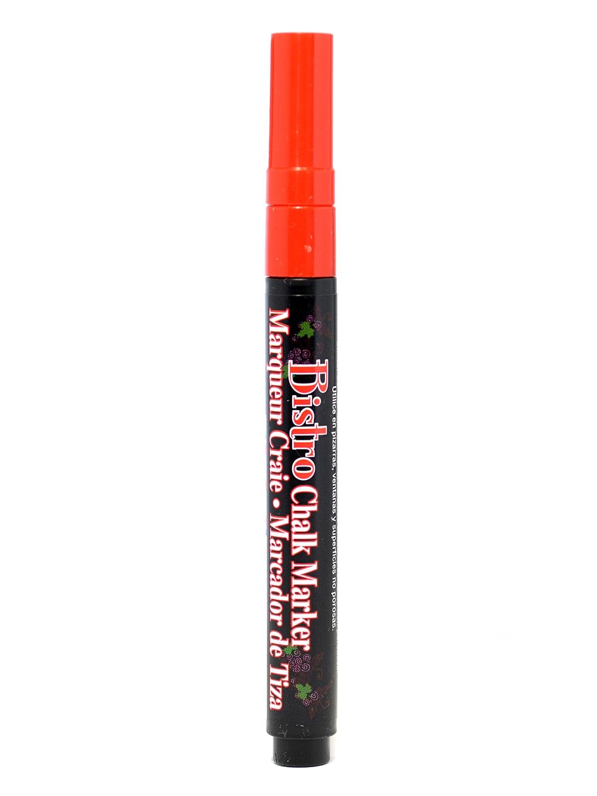 Marvy Uchida Bistro Chalk Markers - 12 Pack Fine Point Red Markers for Chalkboards, Glass, Windows & DIY Crafts - Vibrant Non-Toxic Liquid Chalk Pens for Restaurants, Cafes, Teachers & Home Decor