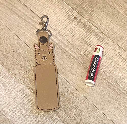 Portable Llama Hand Sanitizer Holder & Lip Balm Holder - Cute Animal Shaped Clip for Purse, Backpack, Gym Bag - Perfect for Travel, School, Work and Outdoor Activities