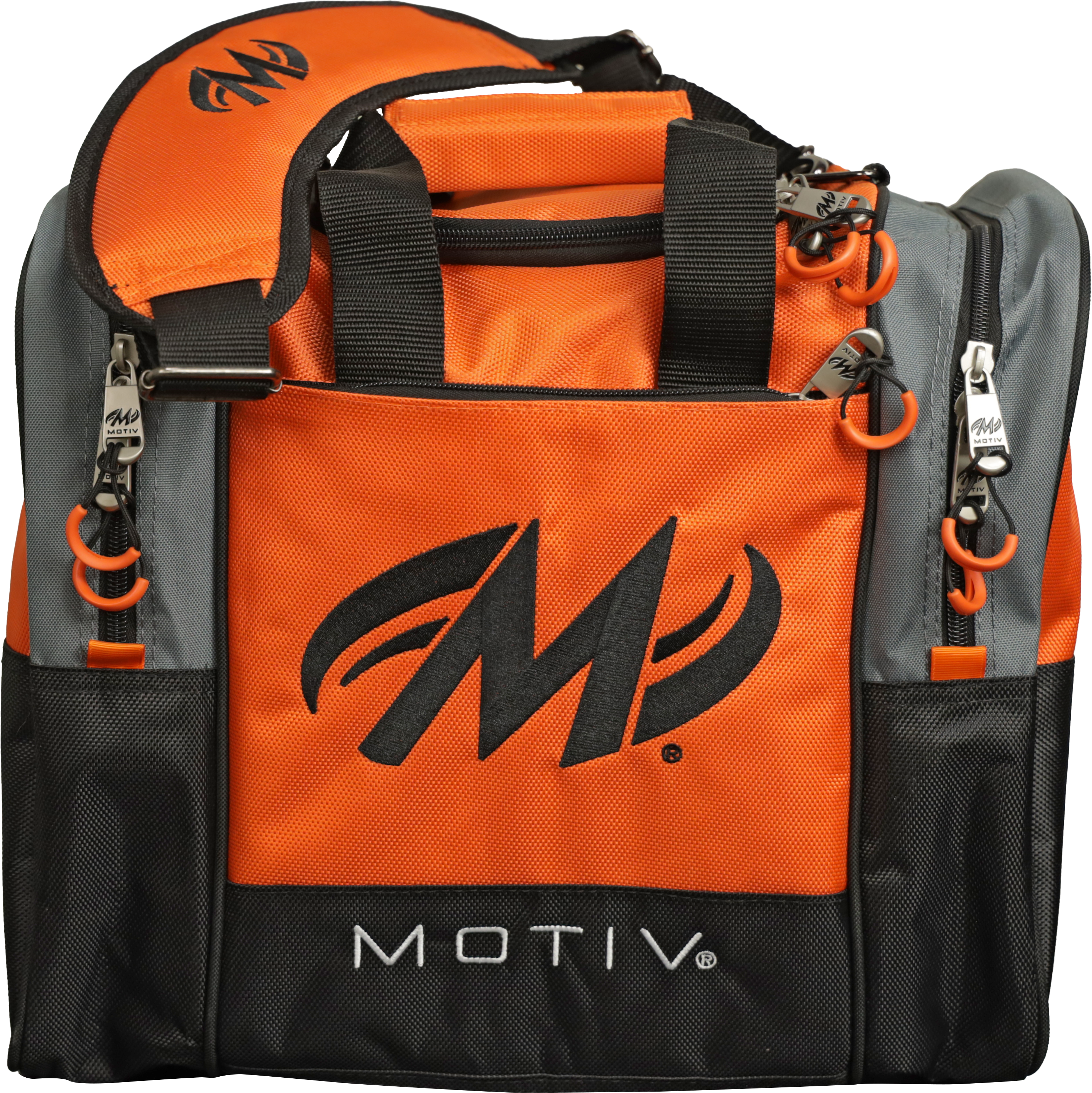 Motiv Shock 1 Ball Single Tote Tangerine Bowling Bag - Lightweight & Durable Bowling Accessory for League Play & Practice Sessions
