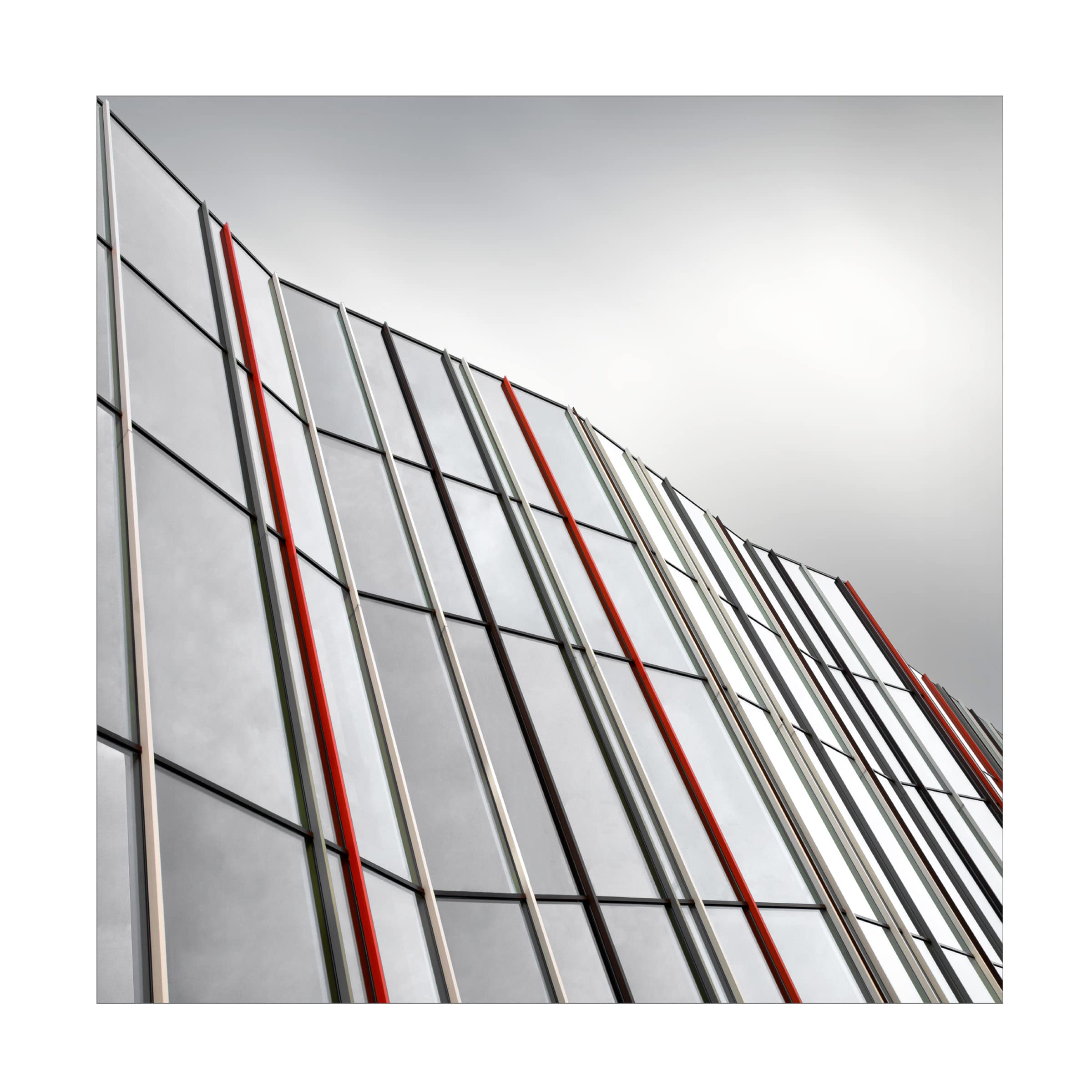 Gilbert Claes 'Silver Wall' Canvas Art Print - Modern Abstract Wall Decor for Living Room, Bedroom & Office | Trademark Fine Art Collection