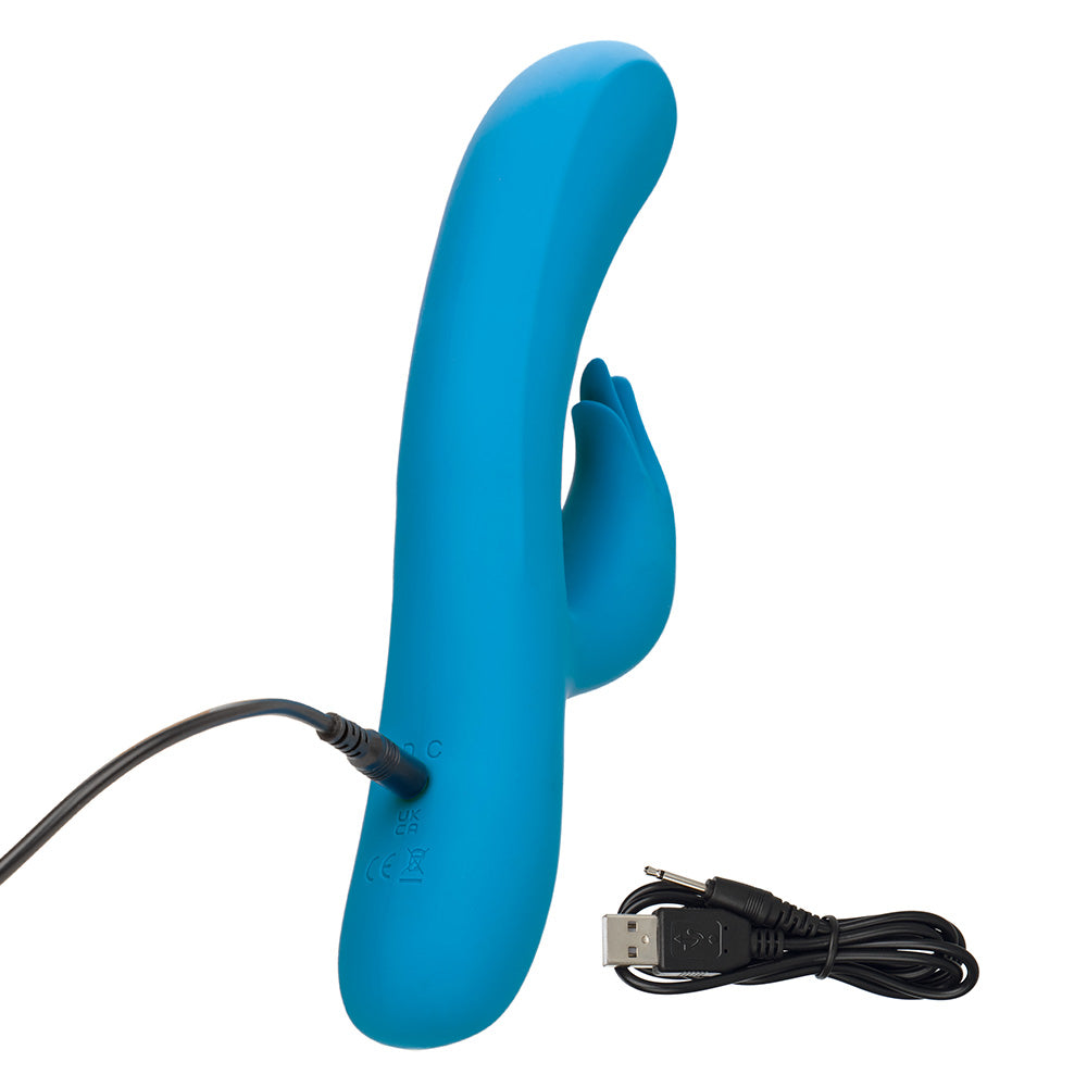 Premium Azure Collection Flutter G-Spot Rabbit Vibrator - Dual Stimulation for Women - Perfect for Solo Play & Couples Intimacy