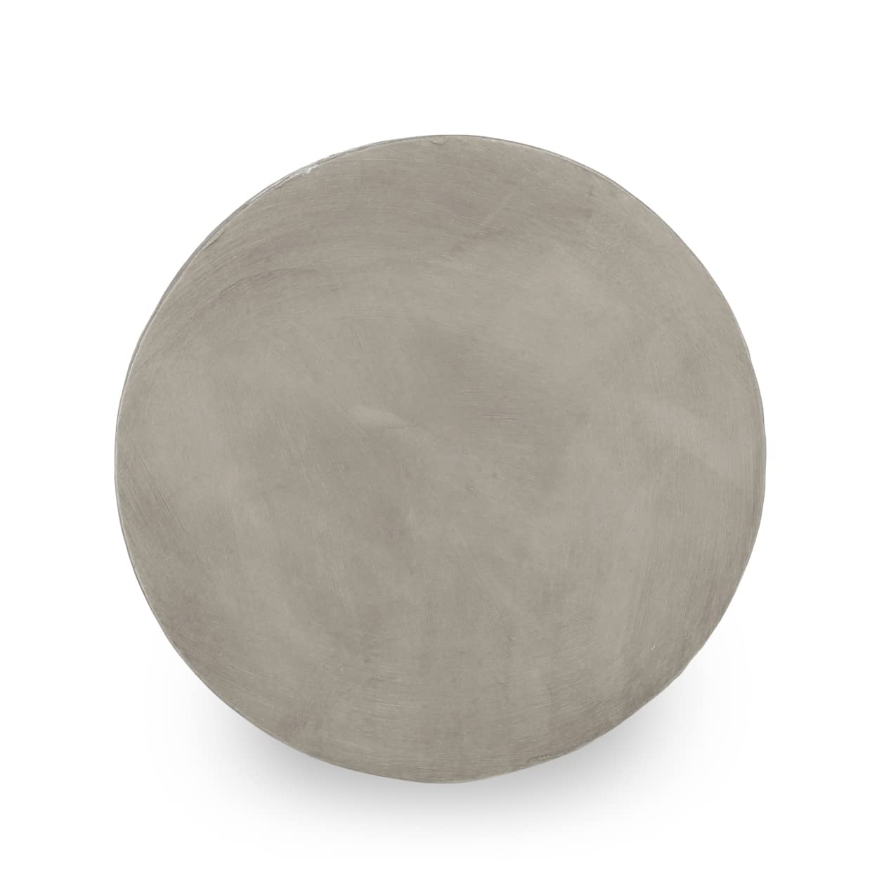 Christopher Knight Home Solomon Outdoor Contemporary Lightweight Accent Side Table - Concrete Finish Patio Furniture for Poolside, Garden, and Deck Decor