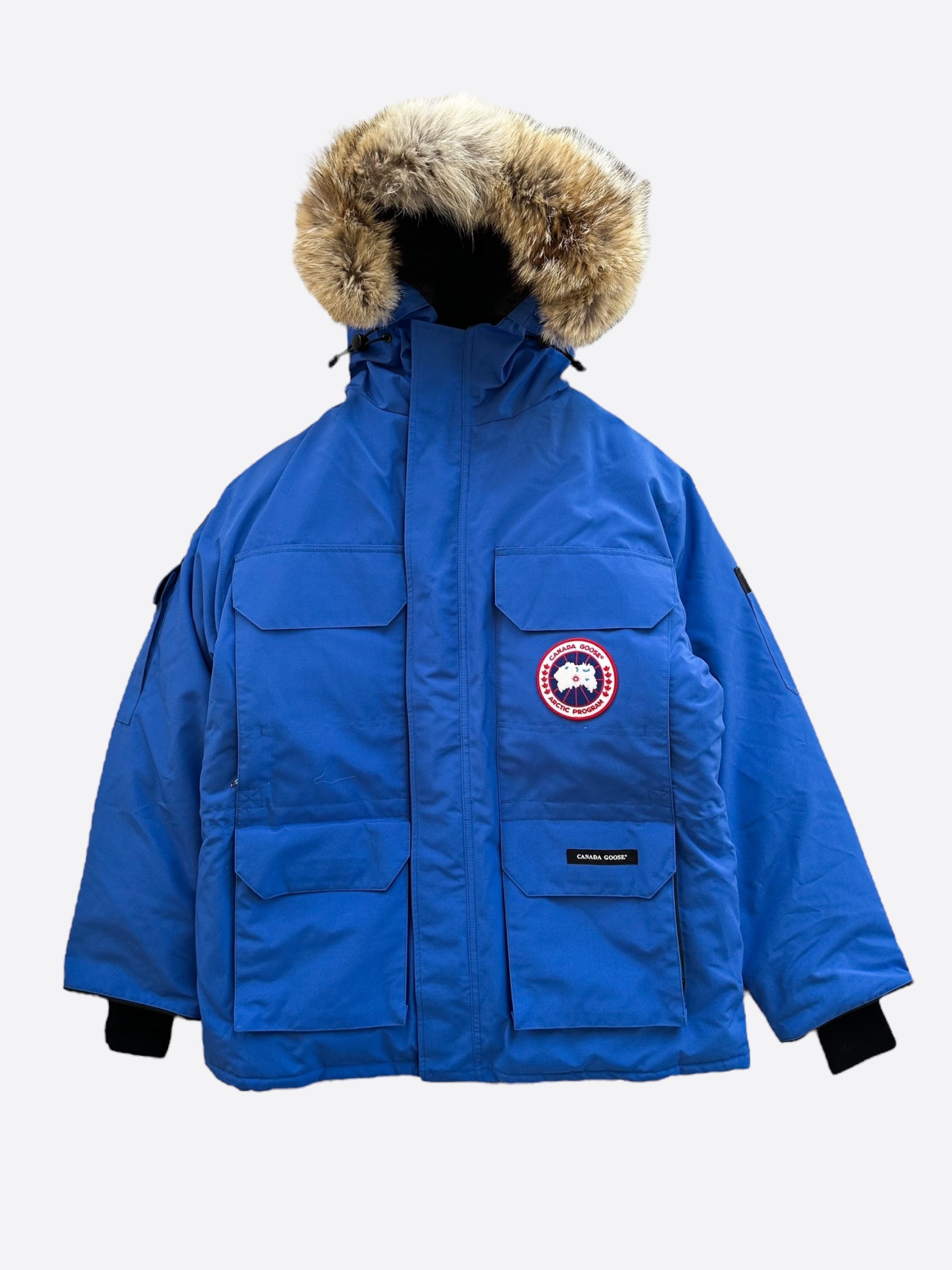 Canada Goose PBI Blue Expedition Men's Parka - Windproof Waterproof Winter Coat for Extreme Cold Weather - Perfect for Arctic Expeditions, Skiing & Outdoor Adventures
