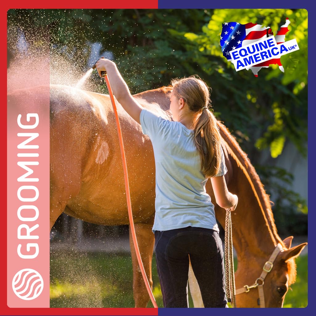 Equine America Citronella & Tea Tree Horse Shampoo - Natural Fly & Insect Repellent for Horses & Ponies - Ideal for Grooming, Bathing & Outdoor Riding Protection