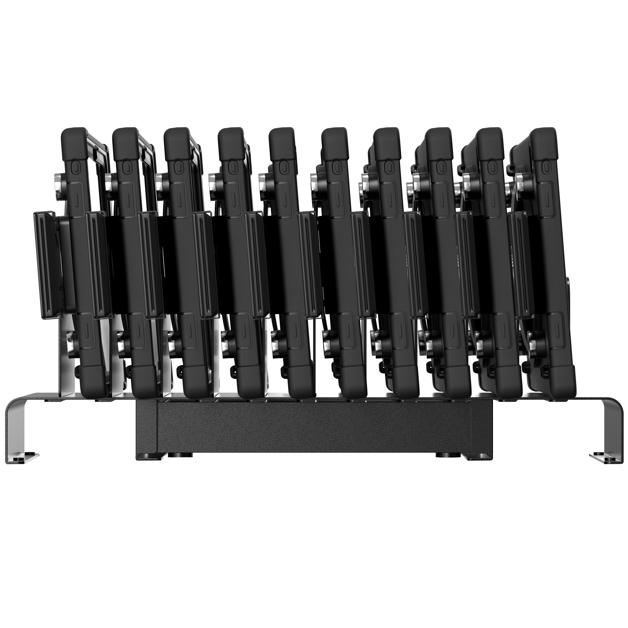 10-Slot Gang Charger with 12 Ports for Multiple Devices - Fast Charging Station for Home, Office & Travel