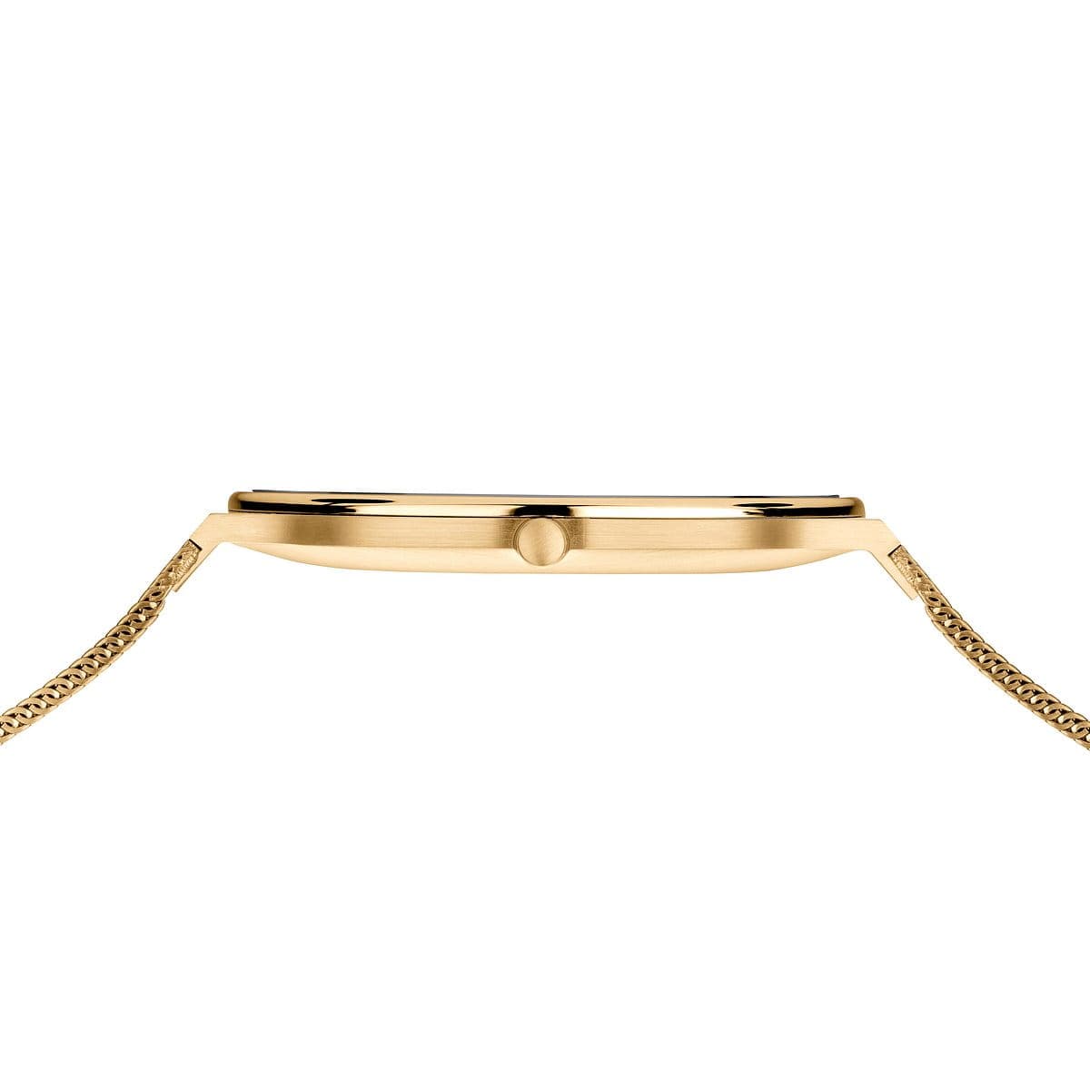 Bering Ultra Slim White Dial Gold Milanese Strap Women's Watch 18440 334 - Elegant Luxury Timepiece for Business, Party & Everyday Wear