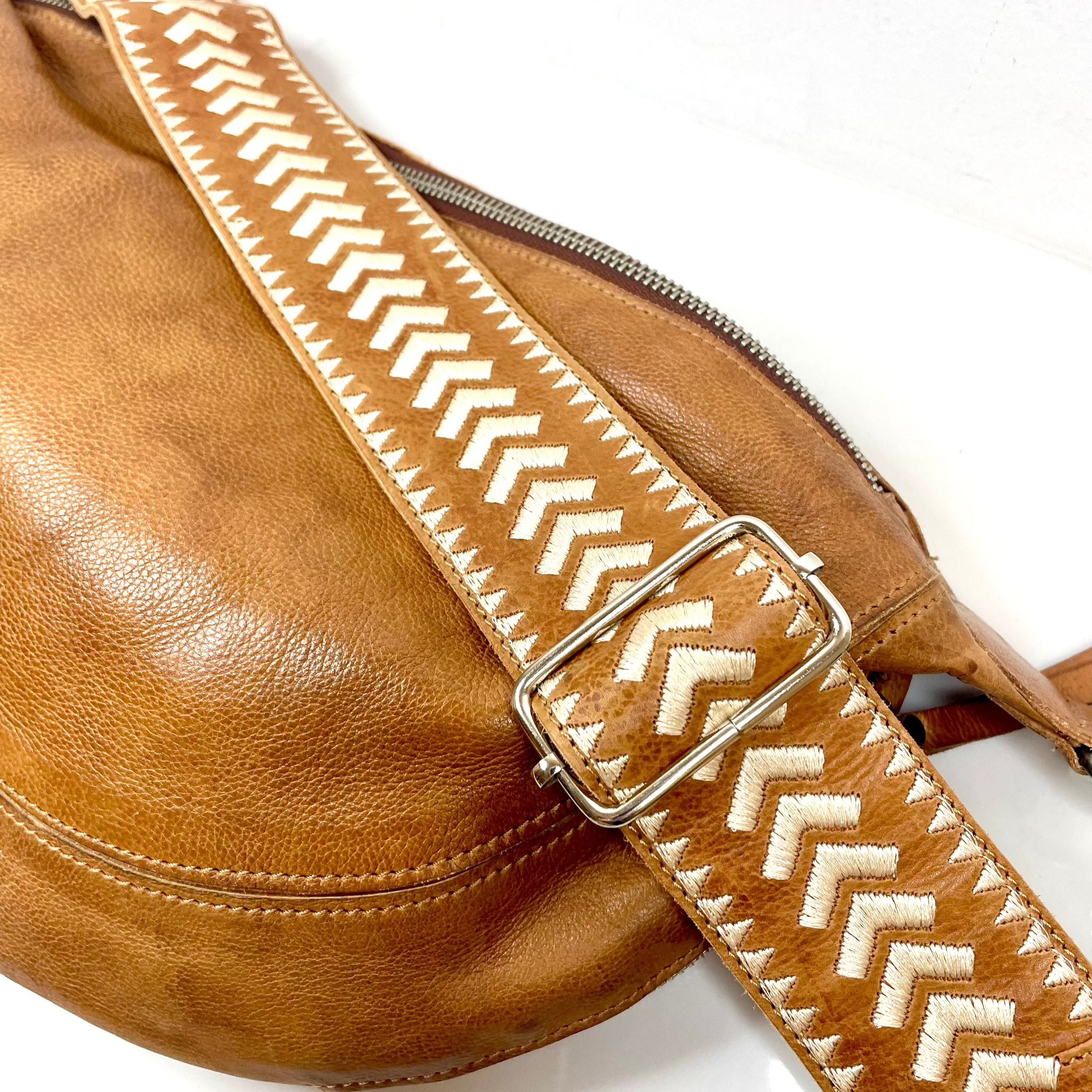 Premium Archer Leather Shoulder Strap - Durable & Adjustable Crossbody Bag Strap for Men & Women - Perfect for Travel, Work, and Everyday Use