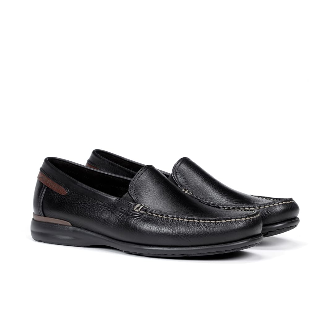Premium Men's Moccasin Slippers - Soft Leather Indoor/Outdoor House Shoes for Comfort & Style - Perfect for Home, Lounge & Casual Wear