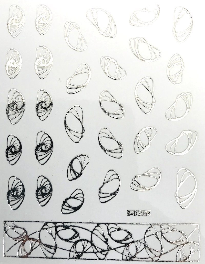 Nail Art Stickers LINES Collection - Premium Self-Adhesive Nail Decals for Women | Perfect for Parties, Weddings, and Everyday Fashion