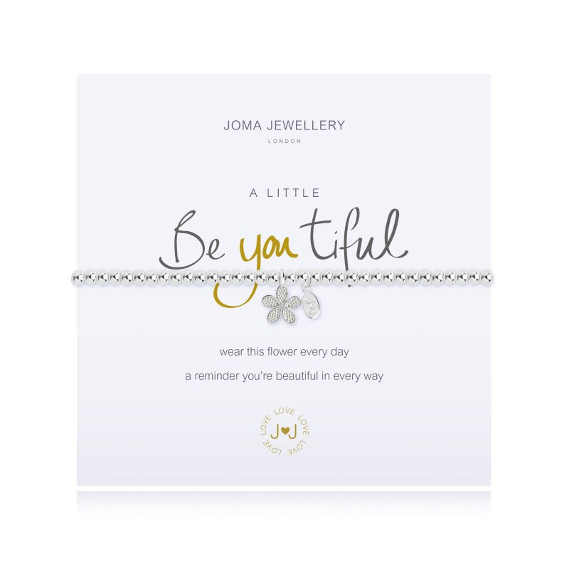 Joma Jewellery Bracelet - A Little Be You Tiful Charm Bracelet for Women | Dainty Adjustable Beaded Bracelet | Perfect for Everyday Wear, Gifts & Special Occasions