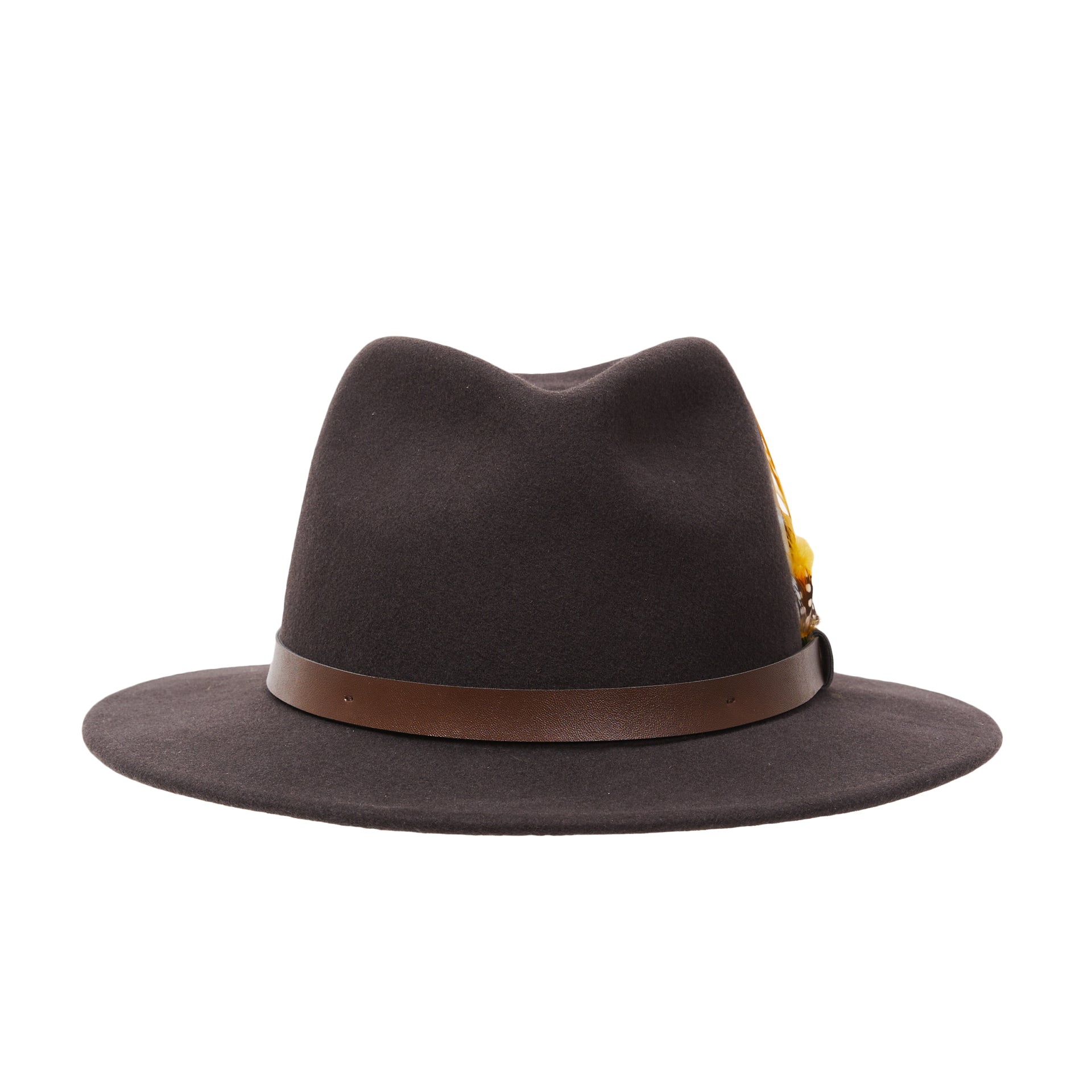 Stylish Thomas Fedora Hat by CITY HATTERS - Classic Wool Felt Dress Hat for Men - Perfect for Weddings, Business & Formal Occasions
