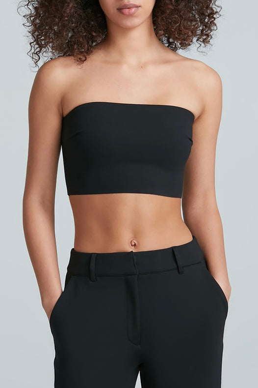 Commando Neoprene Tube Top for Women - Seamless Workout Sports Bra, Yoga, Running, Gym & Fitness - High Support Activewear for Dance, Pilates & Training