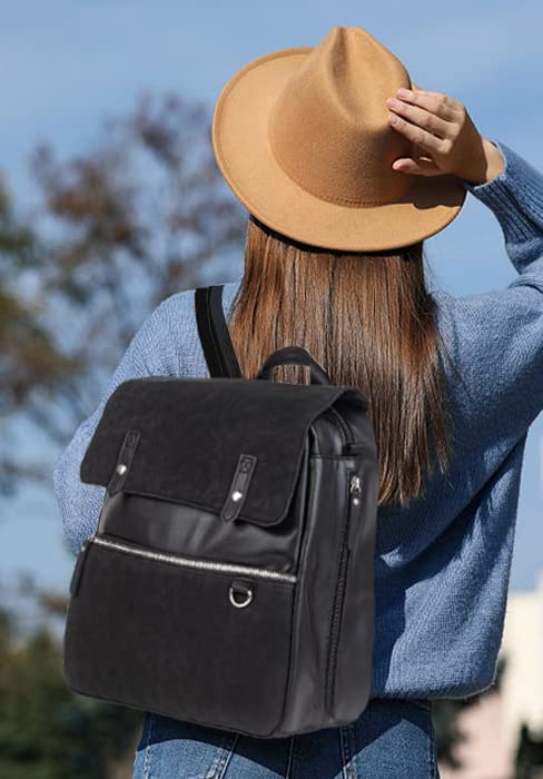 Stylish Waterproof Laptop Backpack for Women - Lightweight 14 Inch Laptop Bag, Mini Travel Backpack for Nurses & Professionals - Perfect for Work, School, Commuting & Business Trips