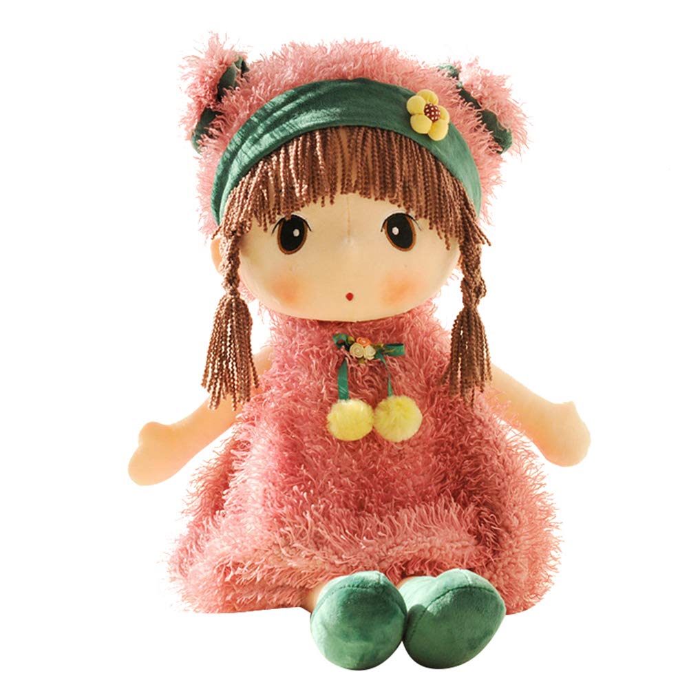 45CM Soft Plush Rag Doll for Baby Girls - Handmade Princess Stuffed Toy with Hat & Skirt - Cute Sleeping Partner & Christmas Birthday Gift for Toddlers (Perfect for Bedtime Cuddles & Imaginative Play)