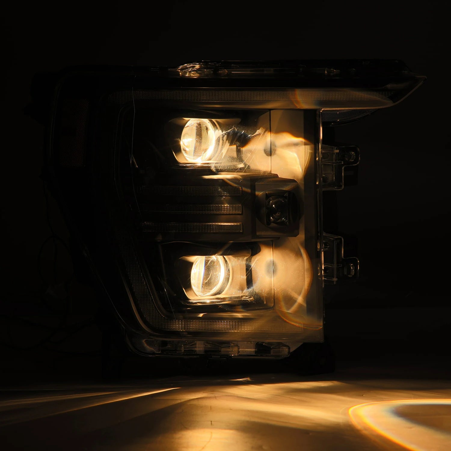 21 23 Ford F150 PRO Series Halogen Projector Headlights Black - Upgrade Your Truck Lighting for Night Driving & Off-Road Adventures