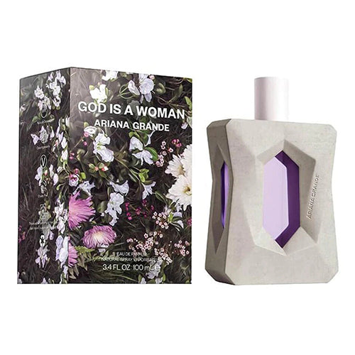 Ariana Grande God Is A Woman Eau de Parfum 100ml - Floral Fruity Perfume for Women, Day & Night Wear, Gift for Her, Romantic Date & Special Occasion Fragrance