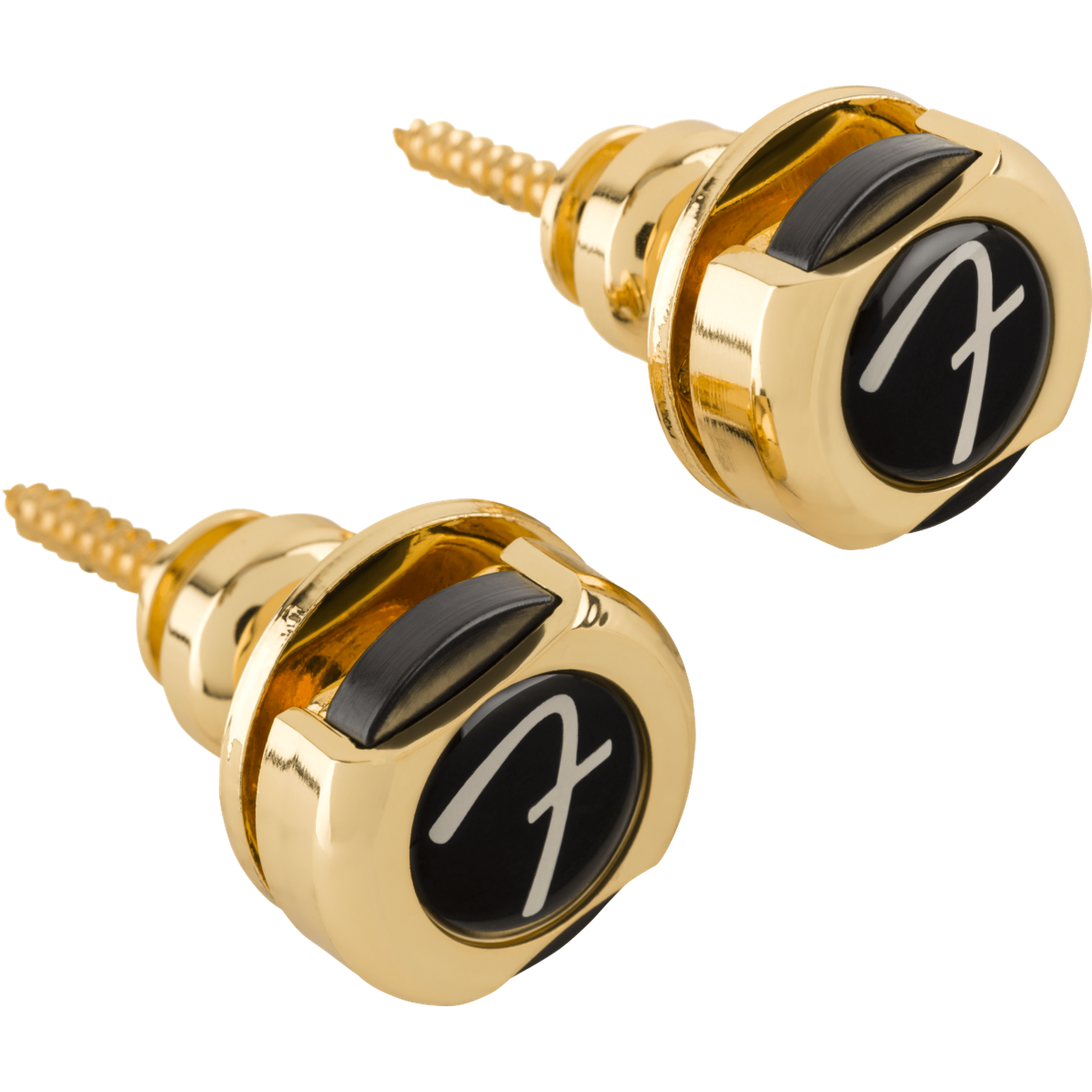 Fender FLocks Infinity Guitar Strap Locks - Gold Heavy Duty Security Straps for Electric & Acoustic Guitars - Perfect for Live Performances & Studio Sessions