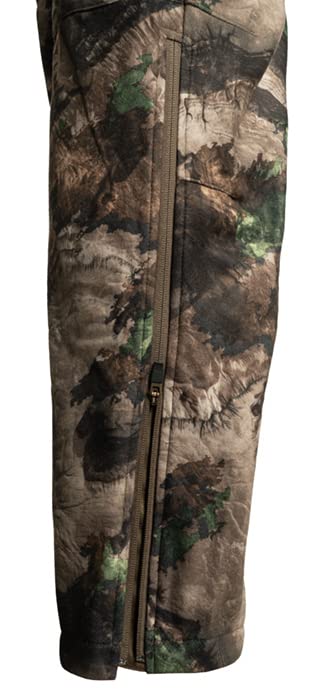 ScentLok Forefront Midweight Odor Reducing Water Repellent Camo Hunting Bibs for Men - Breathable Hunting Pants for Deer, Turkey & Outdoor Adventures