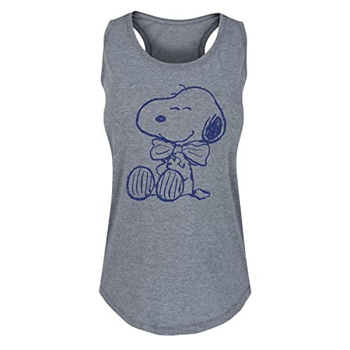 Fancy Snoopy - Heather Grey
