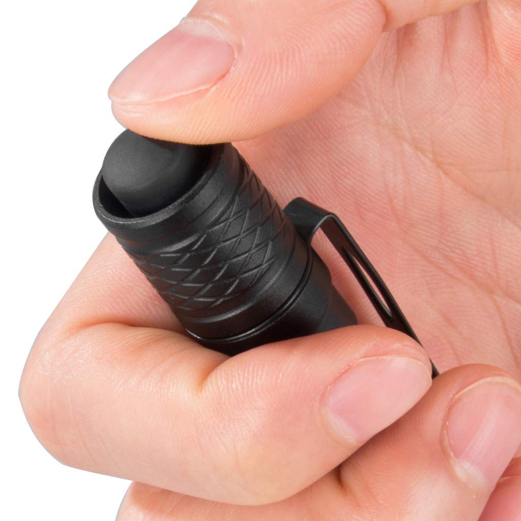 Mini LED Flashlight - Ultra Bright Pocket Penlight with Clip, Waterproof & Portable for AAA Batteries - Perfect for Camping, Hiking, Emergency & Everyday Carry (EDC)