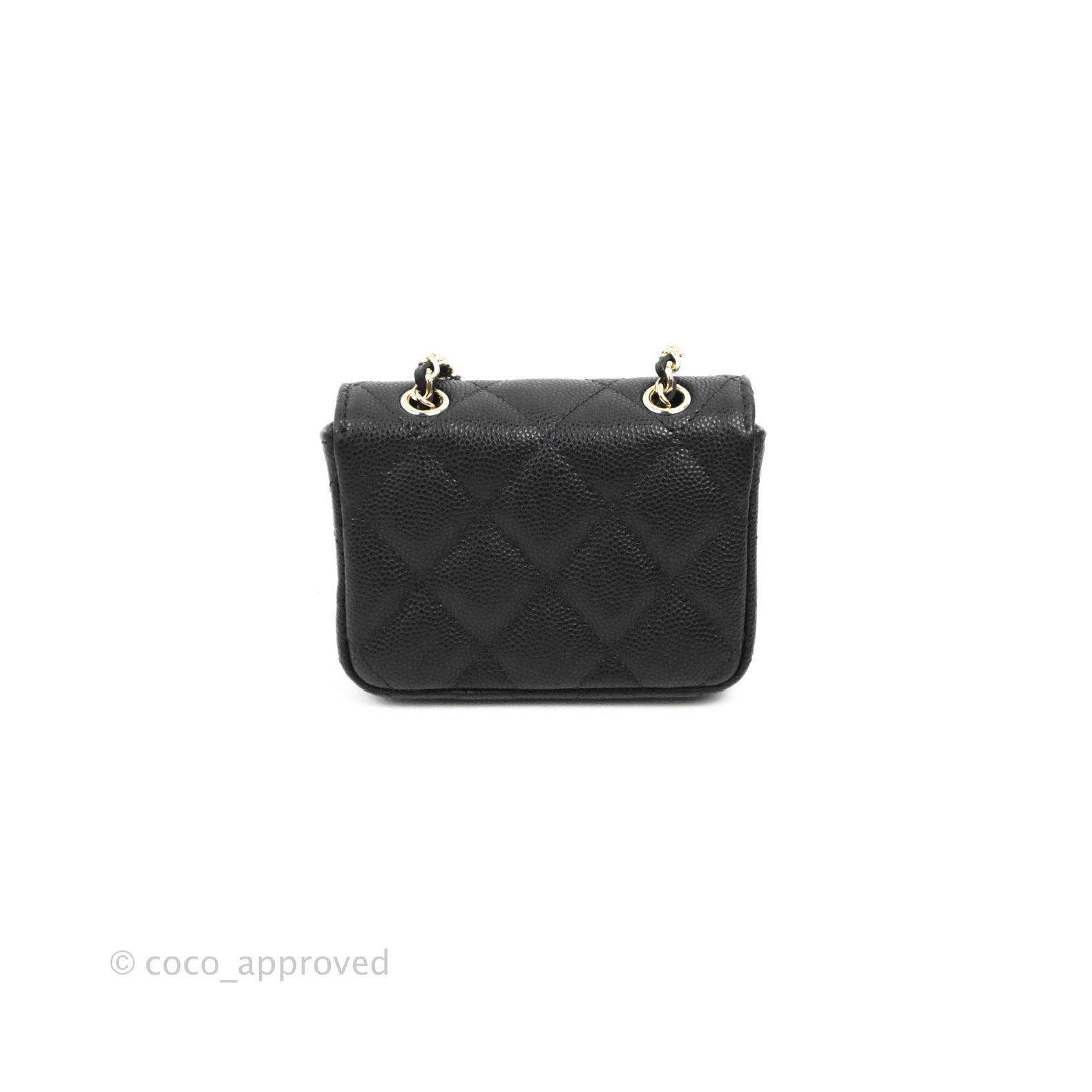 Chanel Classic Flap Belt Bag in Black Caviar Leather with Gold Hardware - Elegant Crossbody for Women, Perfect for Parties & Daily Wear