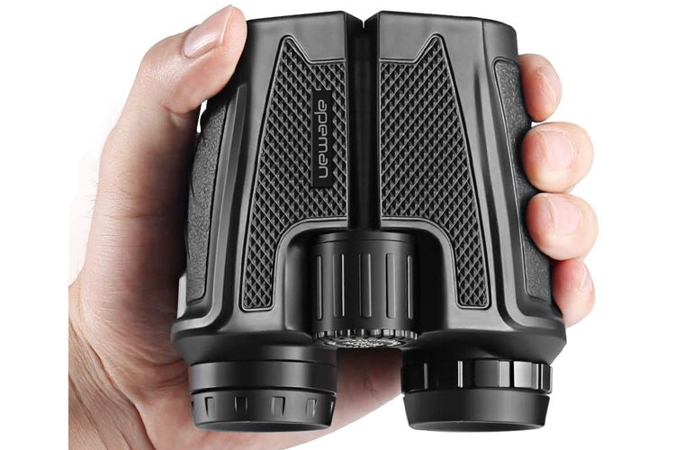 Apeman BC70 12x25 Compact Folding Binoculars with FMC Coated Lens, Neck Strap & Carrying Bag - Perfect for Bird Watching, Hiking, Travel and Outdoor Adventures