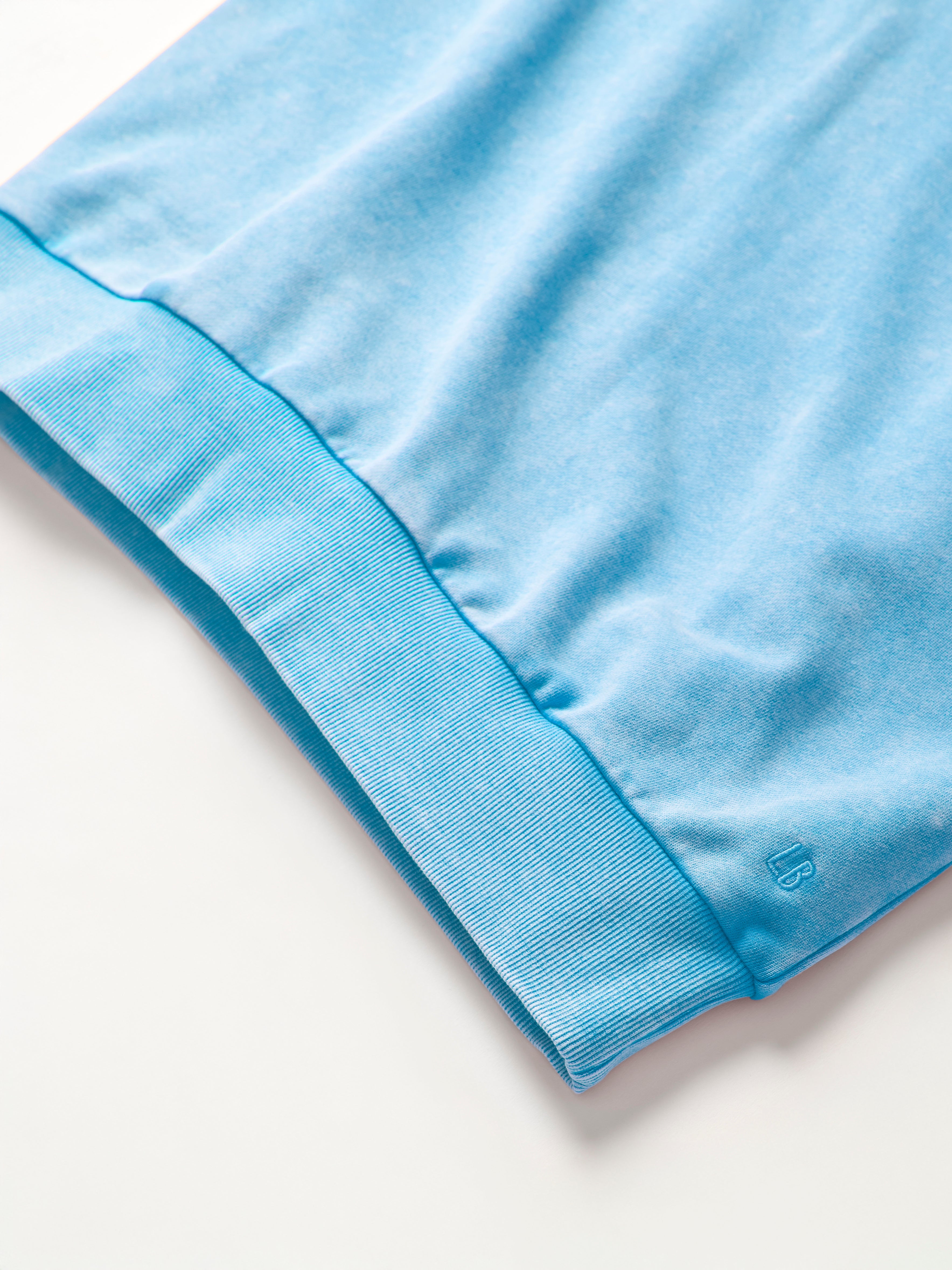 Premium Washed Cotton Crewneck Sweatshirt for Men & Women - Soft Electric Blue Pullover | Casual Comfort Wear for Everyday & Lounge