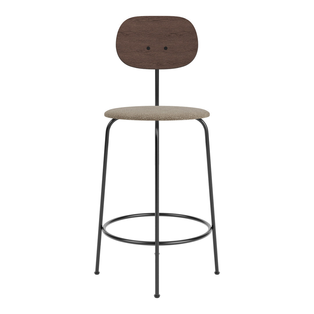 Afteroom Counter Chair Plus - Modern Upholstered Bar Stool for Kitchen Island, Breakfast Nook & Home Bar - Comfortable Seat with Premium Fabric - Adjustable Height Counter Height Stool
