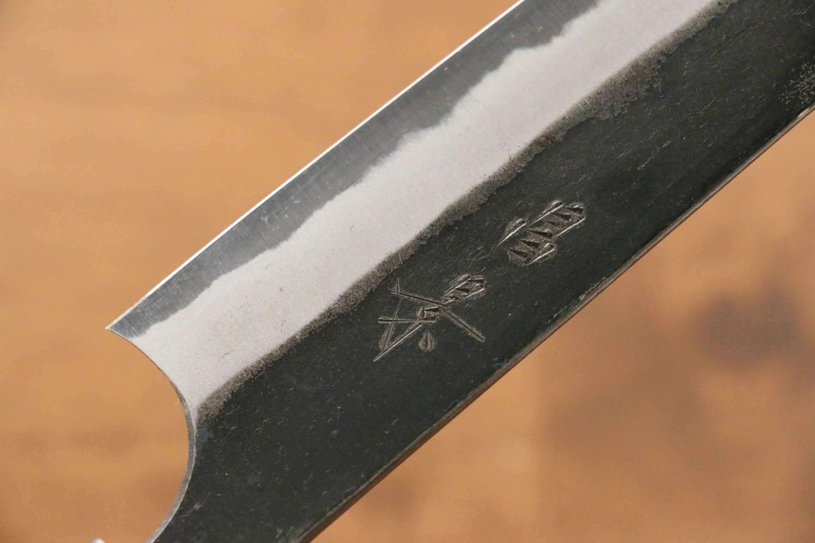 Masakage Mizu Blue Steel No.2 Sujihiki Knife 270mm - Japanese Chef Knife with Black Finish & American Cherry Wood Handle - Perfect for Slicing Meat, Sushi, and Precision Cutting