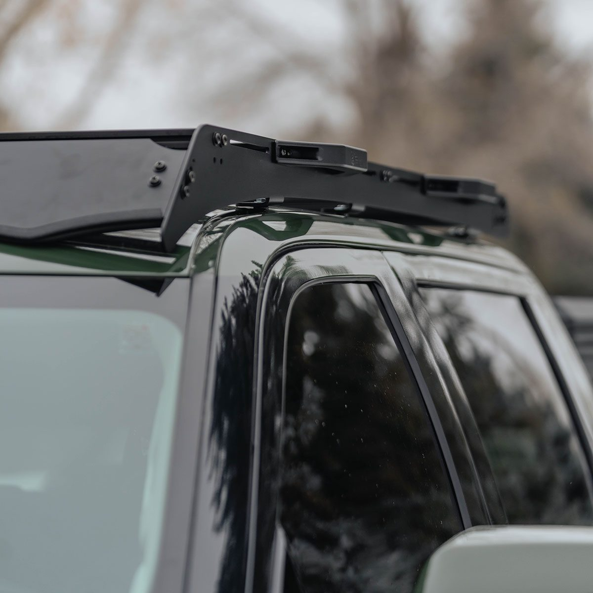 3rd Gen Toyota Tundra CrewMax 22 Cab Rack Wind Deflector - Reduce Wind Noise & Improve Aerodynamics for Pickup Trucks | Perfect for Highway Driving & Outdoor Adventures