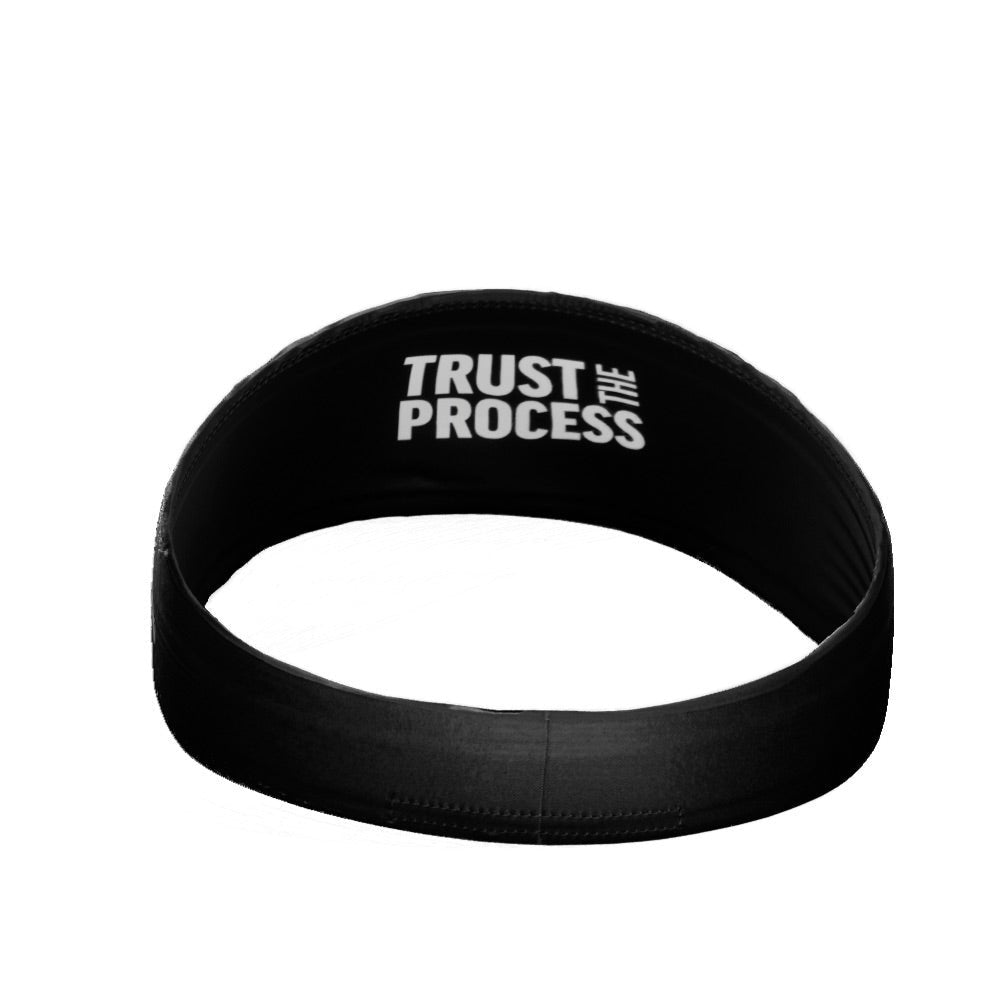 Trust The Process Headband - Adjustable Sports Headband for Men & Women - Perfect for Running, Workouts & Basketball