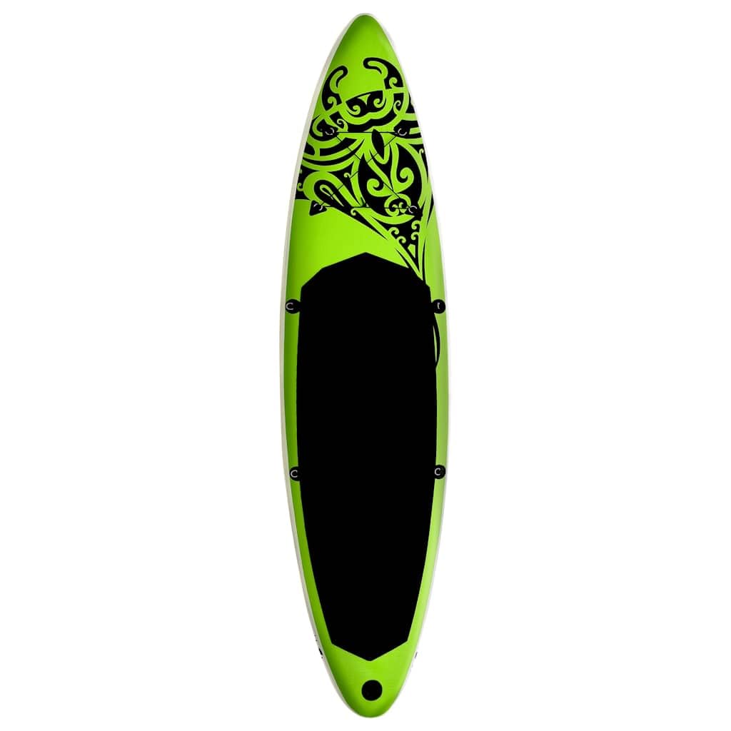 Premium Inflatable Stand Up Paddle Board (SUP) Set - 10.5ft x 30in x 6in - Lightweight & Portable for Lakes, Rivers & Ocean - Includes Paddle, Pump & Carry Bag - Perfect for Yoga, Fishing & Family Fun - Green