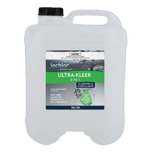 Lo chlor Ultra Kleer 4-in-1 Pool Clarifier - Crystal Clear Water Solution for Swimming Pools, Spas & Hot Tubs | Prevents Cloudy Water & Algae Growth