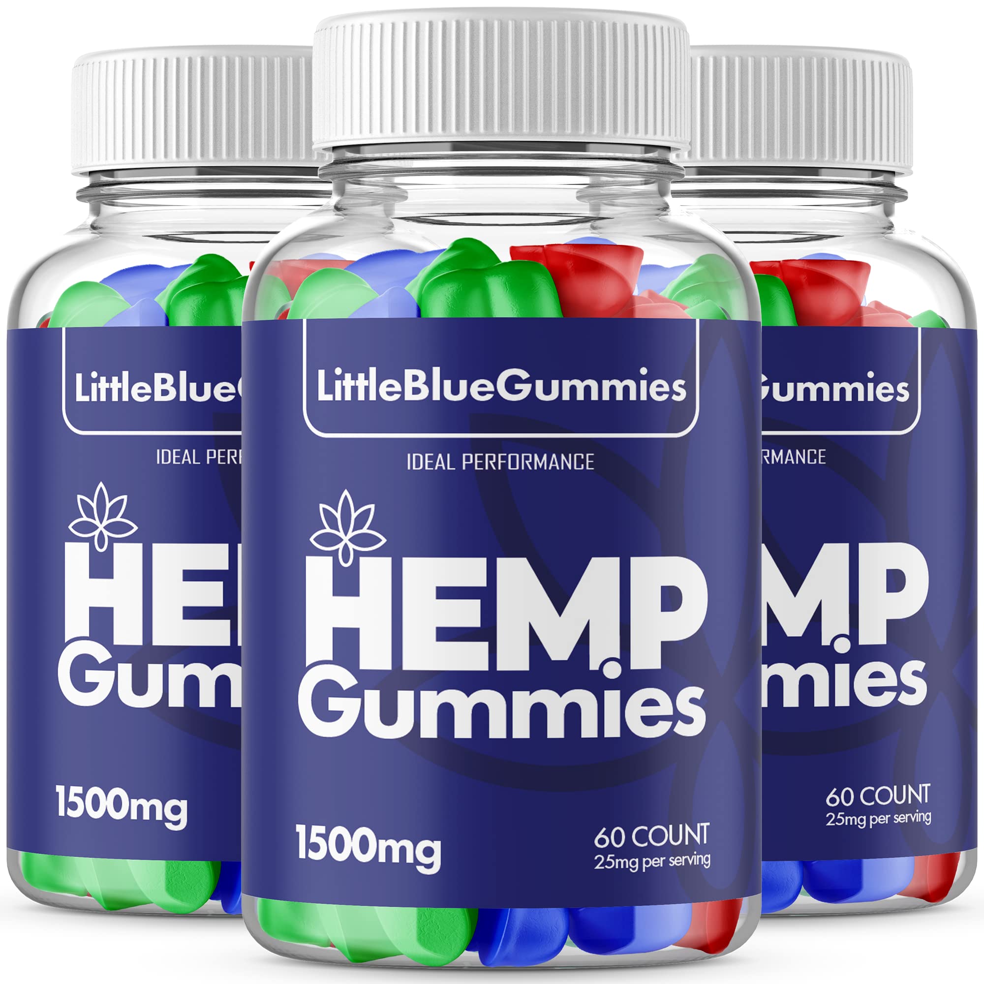 IDEAL PERFORMANCE (3 Pack) Little Blue Gummies - 180 Count | Premium Energy & Focus Supplement for Adults | Perfect for Workouts, Study & Daily Productivity Boost