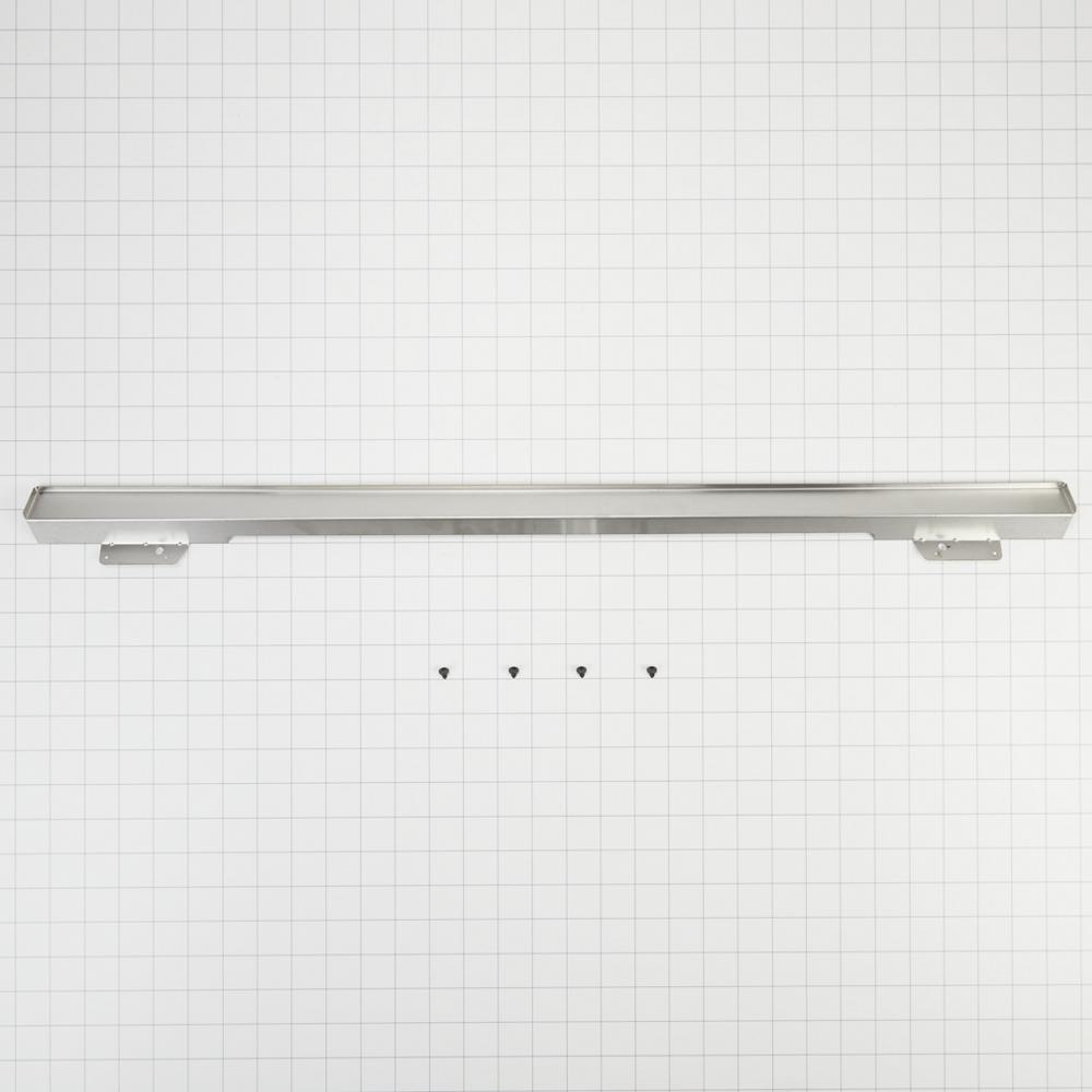 Amana W10727416 30-Inch Warming Drawer Heat Deflector in Black & Stainless Steel - Perfect for Keeping Food Warm in Kitchens & Restaurants