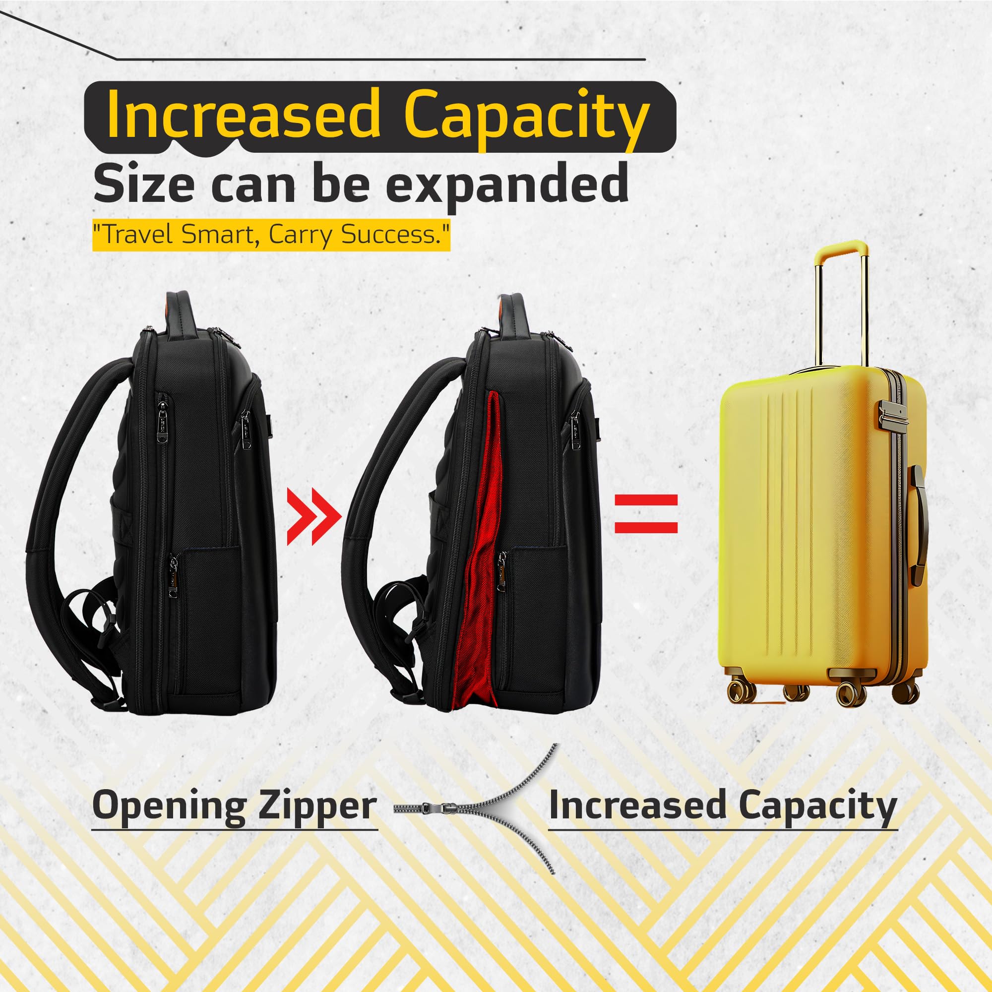 Laptop Business Backpack for Men & Women - Durable Nylon Work Backpack with USB Charging Port, Anti-Theft Pocket, Multiple Compartments, Fits 15.6 Inch Laptop - Ideal for Office, Travel, and Daily Commute