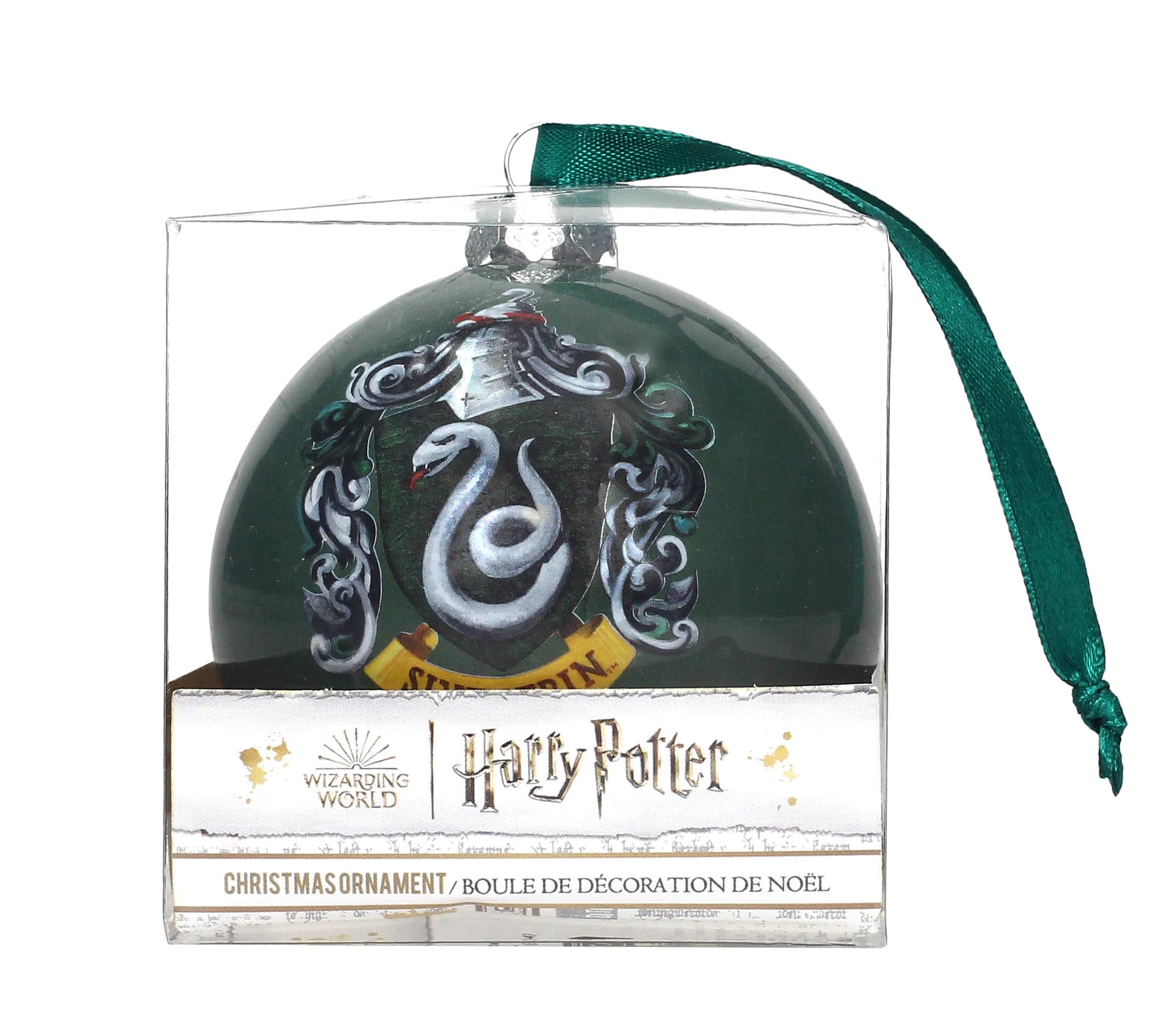 Harry Potter Slytherin House Collectible Ornament - Official Licensed Decor for Christmas Tree, Gifts, and HP Fans Collection