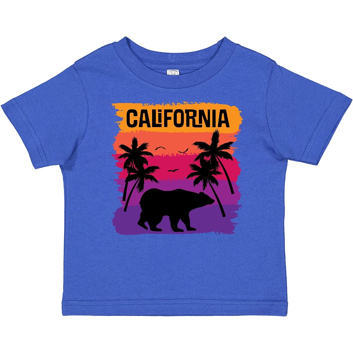 Inktastic California Sunset Vacation Beach Baby T-Shirt - Cute Summer Outfit for Boys & Girls - Perfect for Beach Trips, Family Photos & Casual Wear