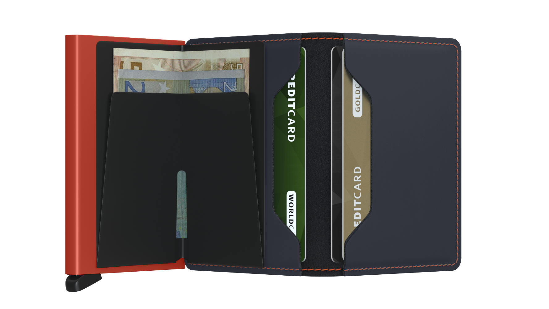 SECRID Slimwallet Matte - RFID Blocking Minimalist Wallet for Men & Women | Ultra-Thin & Durable | Perfect for Travel, Business & Everyday Use