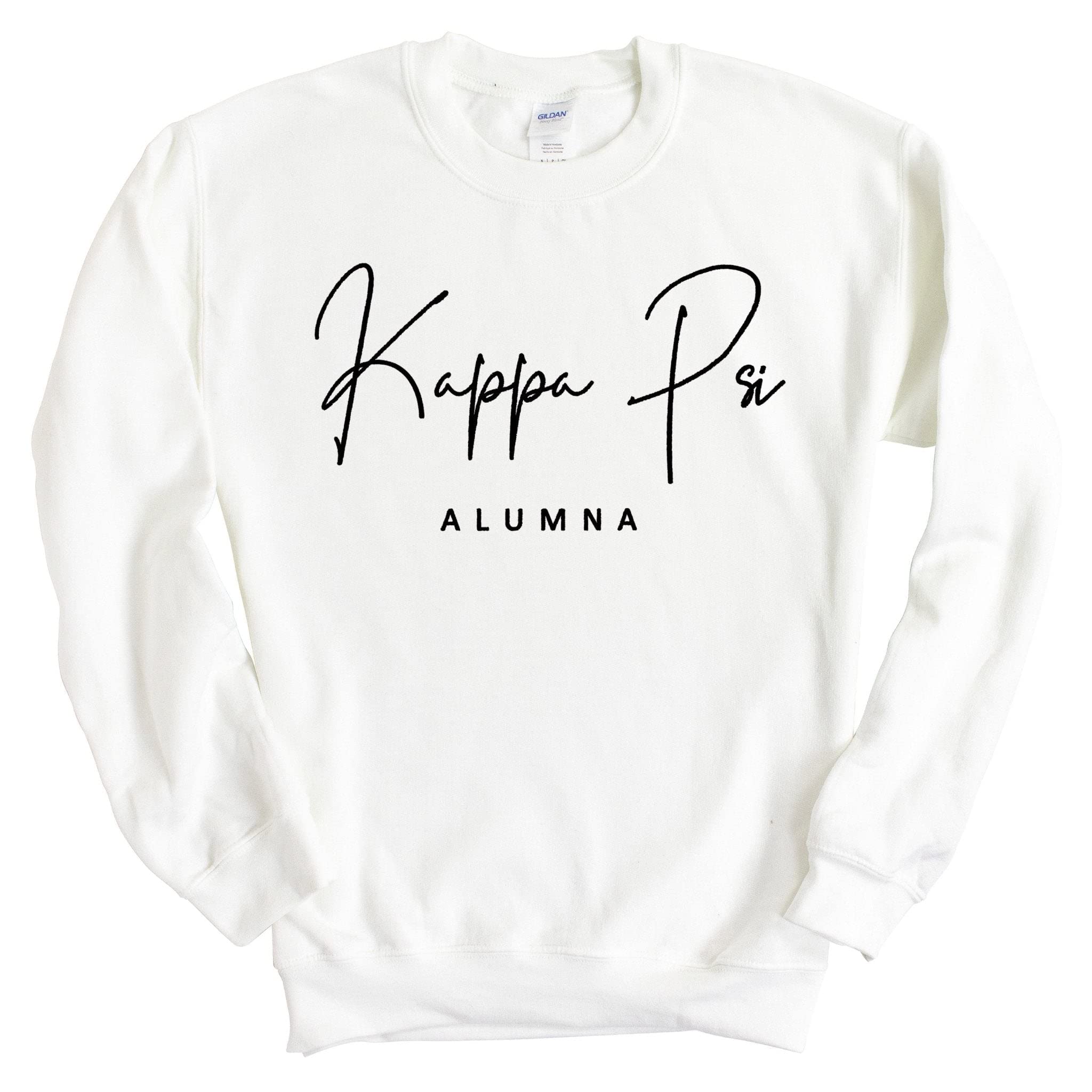 Kappa Psi Sorority Alumna Sweatshirt - Greek Letter Fraternity Crewneck Pullover | Comfortable College Sisterhood Apparel for Campus Events & Alumni Reunions