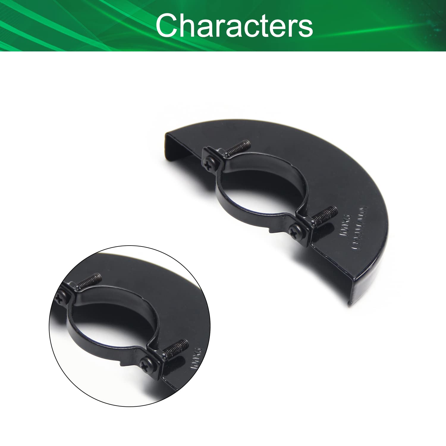 Yinpecly 117mm Metal Wheel Guard Protector Cover for Electric Angle Grinder - Black Cut-Off Wheel Housing (1pc) - Perfect for DIY Projects, Metal Cutting, and Workshop Safety