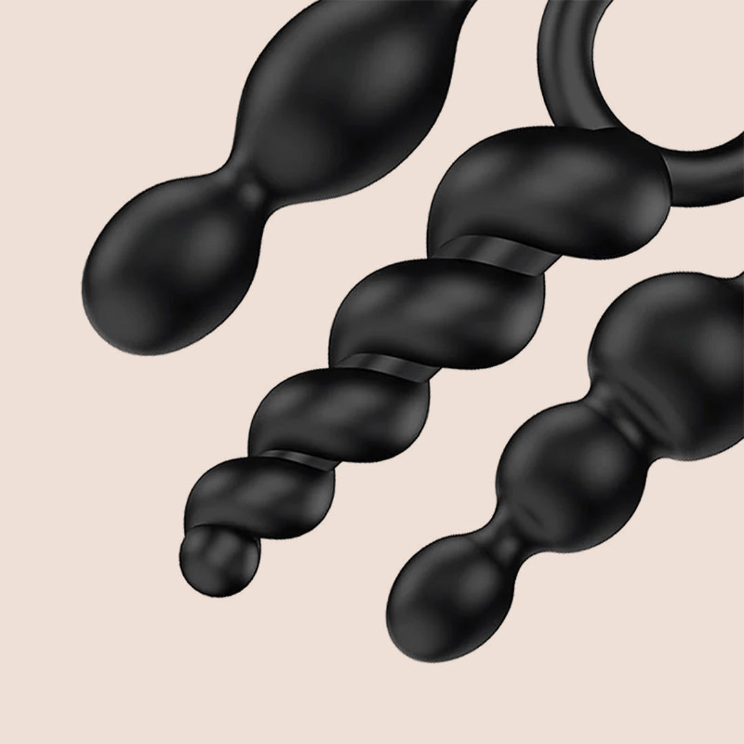 Satisfyer Booty Call Silicone Bead Set for Sensual Massage - Perfect for Couples & Solo Play, Adult Pleasure Accessories