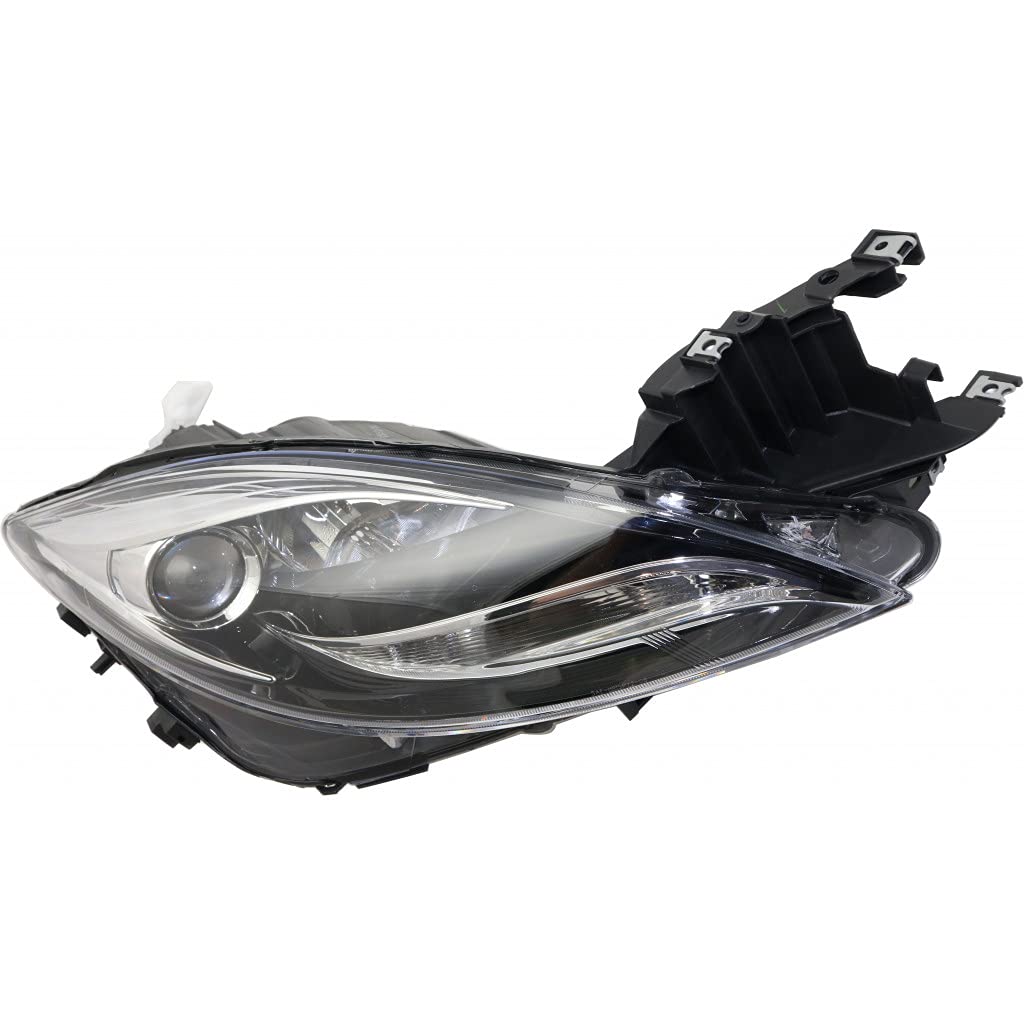 2012-2013 Mazda 6 Passenger Side Headlight Replacement - Compatible with MA2519141 & GEG1510K0E - High Performance Car Headlamp for Night Driving and Road Safety