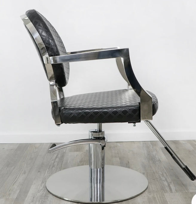 Victoria Salon Chair - Professional Hydraulic Barber & Beauty Salon Chair for Hairdressing, Styling, and Makeup - Perfect for Salons, Spas, and Home Use